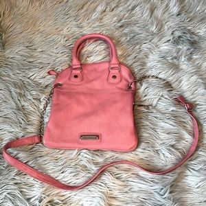 Steve Madden pink leather bag, new without tags.